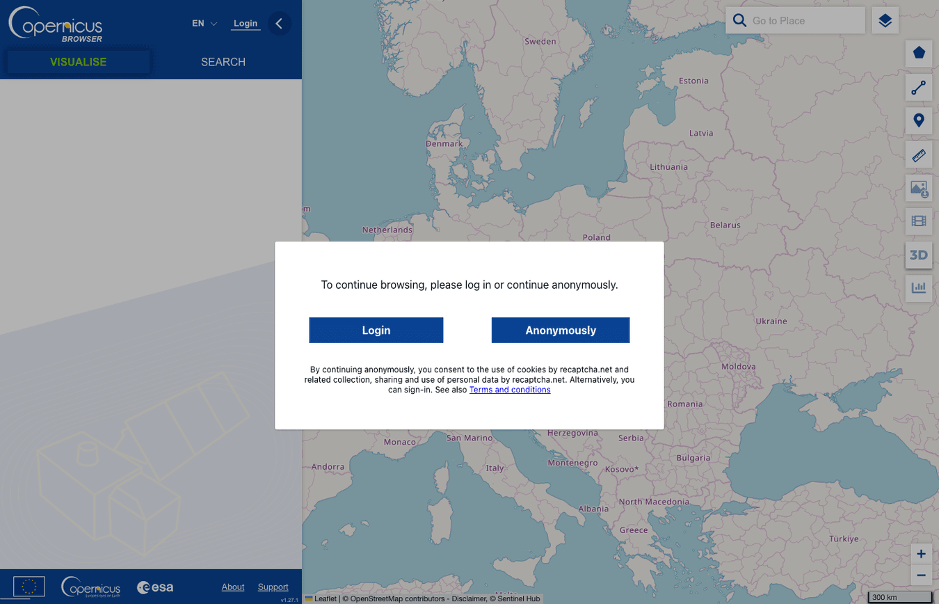 Copernicus Browser