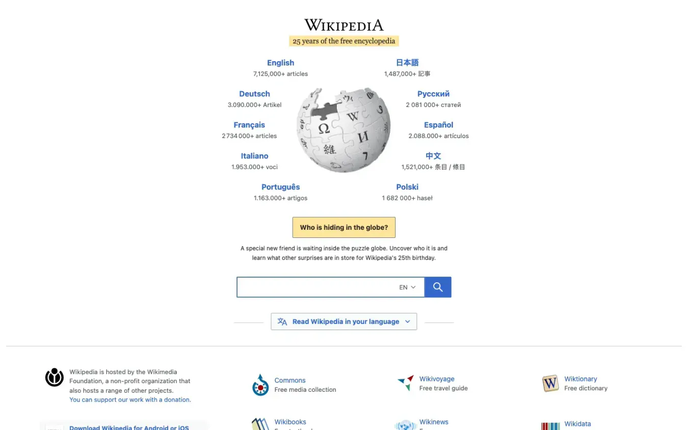 Wikipedia: Desktop preview
