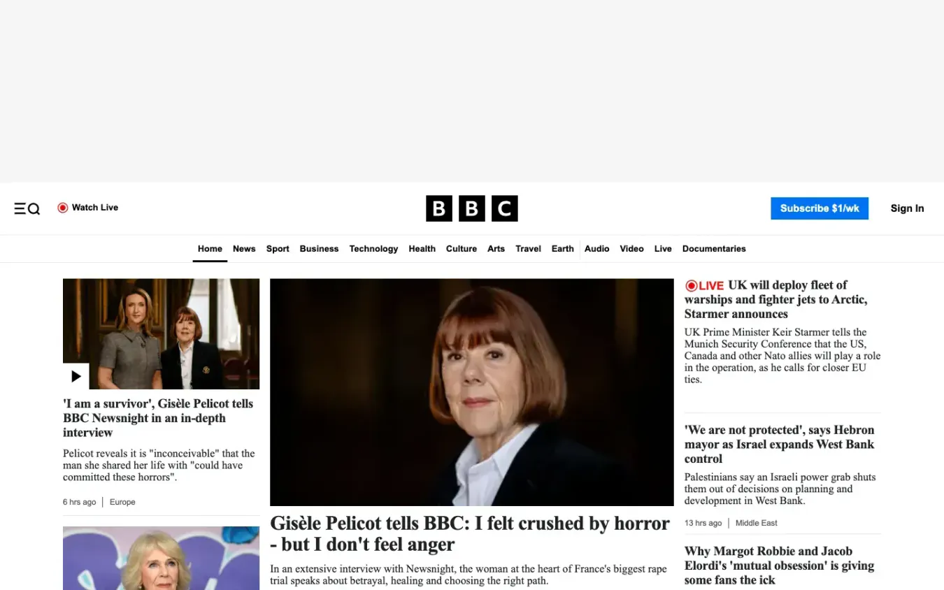BBC: Desktop preview