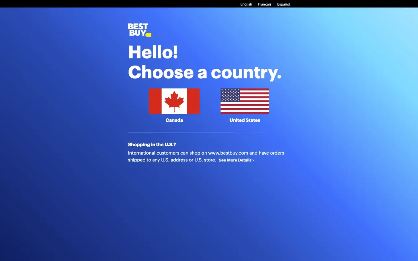 Best Buy: Desktop preview