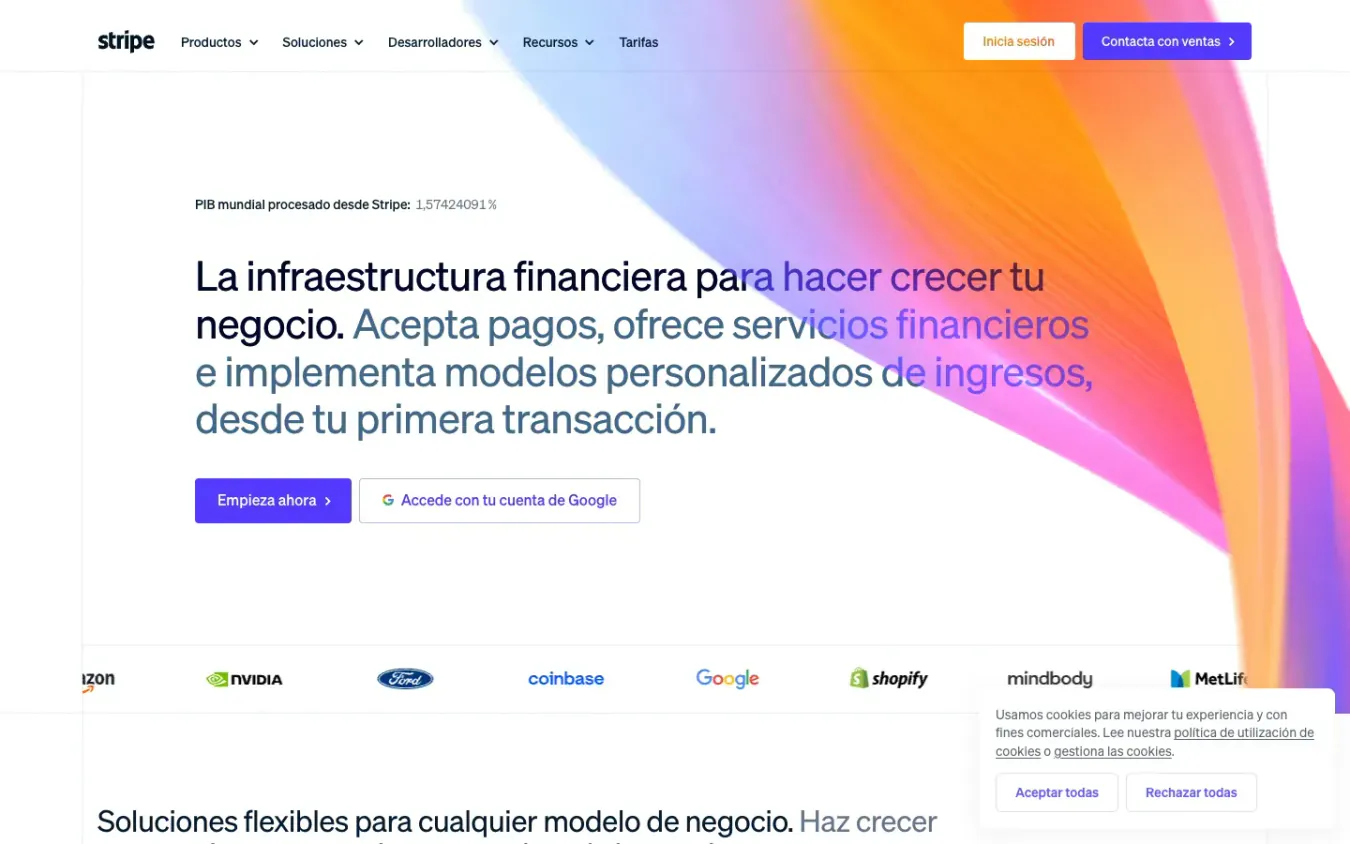 Stripe: Desktop preview