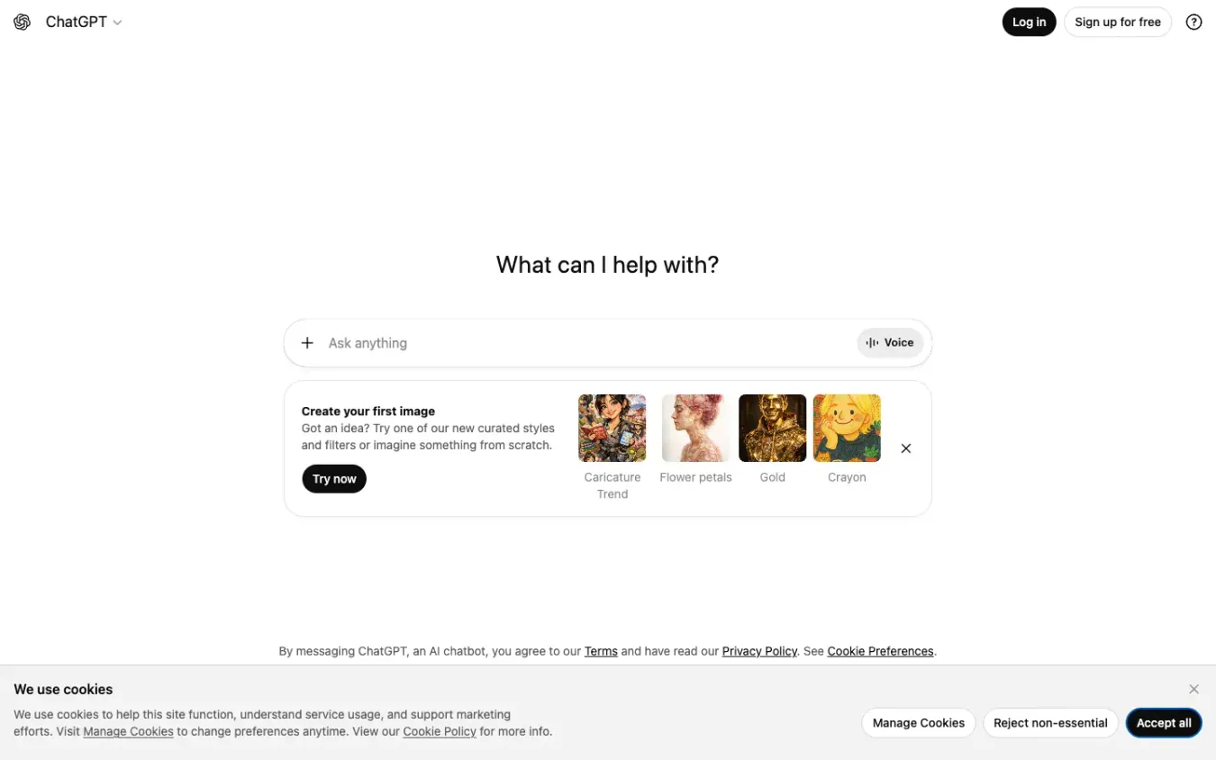 ChatGPT: Desktop preview