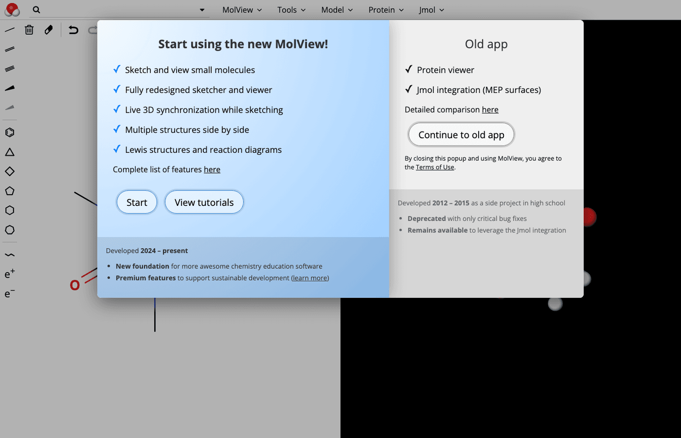 MolView molecule viewer