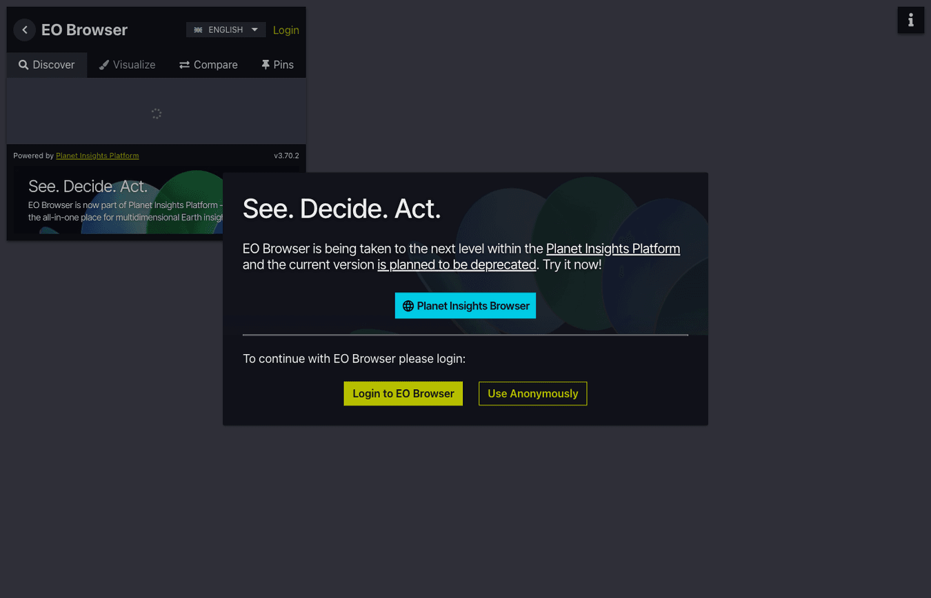Sentinel Hub EO Browser